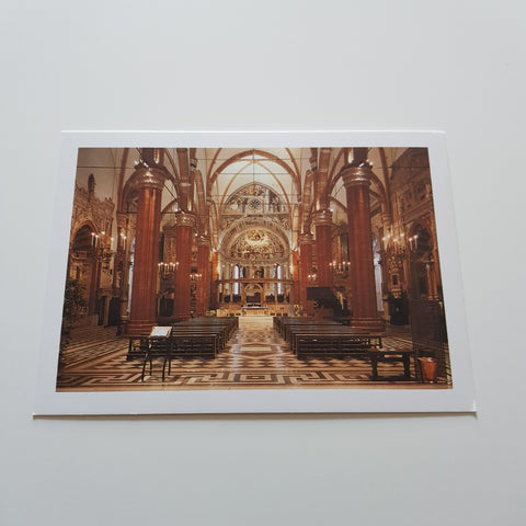 AK Verona. Cattedrale Interno.