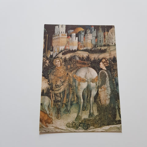 AK Verona. S. Anastasia. Pisanello. S. Giorgio e La principessa (particolare)