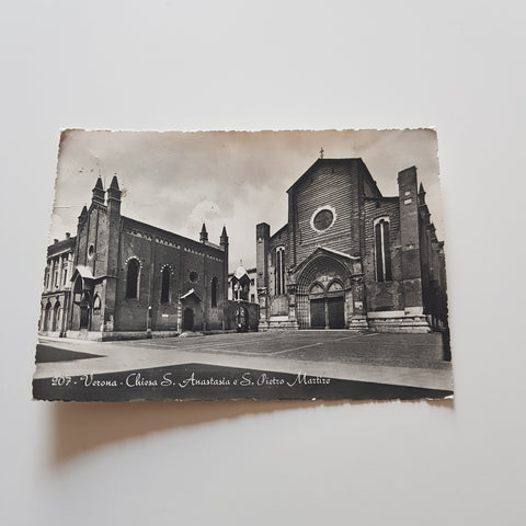 AK Verona. Chiesa di S. Anastasia e S. Pirtro Martire.
