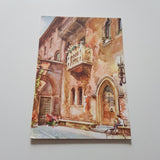 AK Verona. Casa di Giulietta. (Acquarello di Aldo Raimondi)