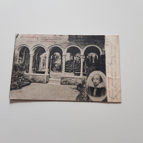 AK Verona. Tomba di Giulietta. Ritratto di Shakespeare.