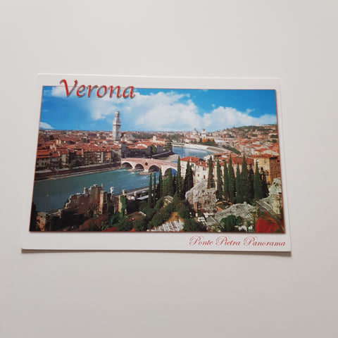 AK Verona. Ponte Pietra Panorama.