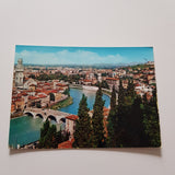 AK Verona. Panorama e Santuario Madonna di Lourdes.