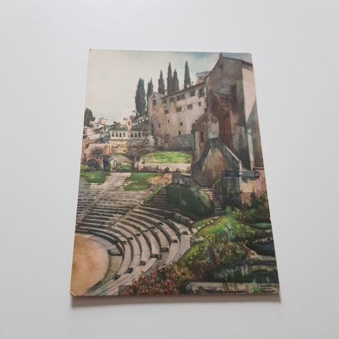 AK Verona Teatro Romano (Da Acquarello di G. Zanvolli)