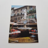 AK Verona. Piazza Erbe. la fontana di Madonna Verona.