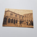 AK Verona Palazzo del Consiglio e monumento a Dante.