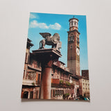 AK Verona. Colonna S. Marco e Torre dei Lamberti.