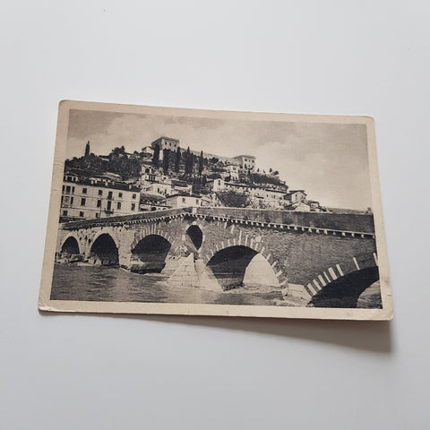 AK Verona. Ponte della Pietra.