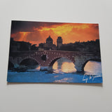 AK Verona. Ponte Pietra. Tramonto.