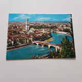 AK Verona. Panorama con Ponte Pietra.