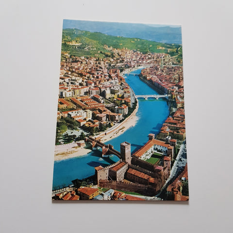 AK Verona Castelvecchio. Veduta aerea.