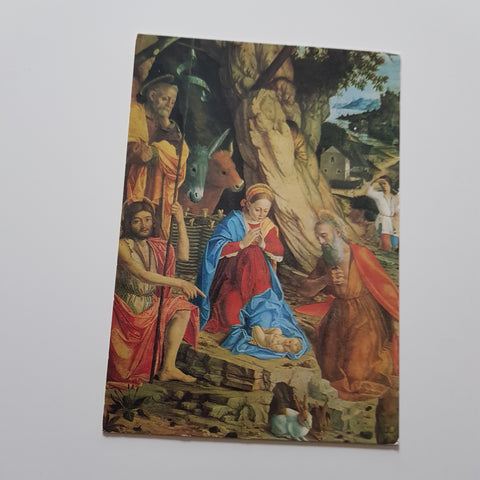 AK Verona. Castelvecchio. Girolamo dai Libri. Geburt Christi.