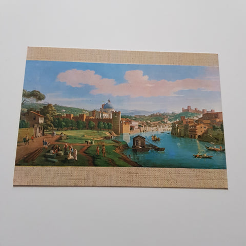 AK Verona. Gasparo Van Witel: Veduta di Verona del '700.