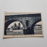 AK Verona. Chiesa S. Giorgio e dettaglio Ponte della Pietra.