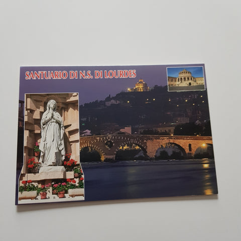 AK Verona. Santuario di N.S. di Lourdes.