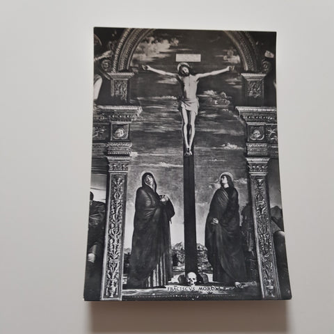 AK Verona. Chiesa di S. Bernardino. Crocifisso di F. Morone.