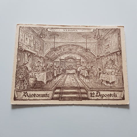 AK Verona. Ristorante 12 Apostoli. Vicolo Corticella S. Marco 3.