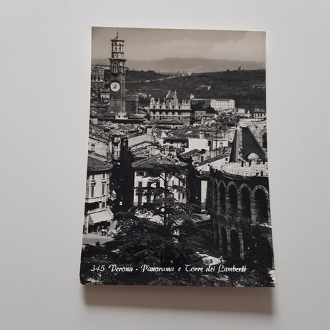 AK Verona - Panorama e Torre dei Lamberti.