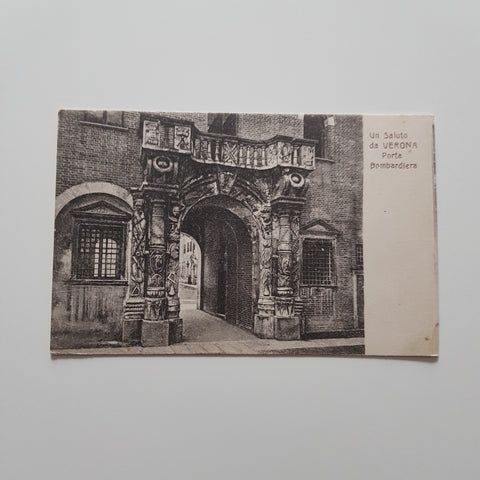 AK Un Saluto da Verona Porta Bambardiera.