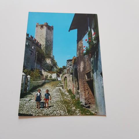 AK Malcesine. Lago di Garda. Salita al Castello.