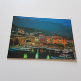 AK Malcesine. Lago di Garda Il porto di notte.