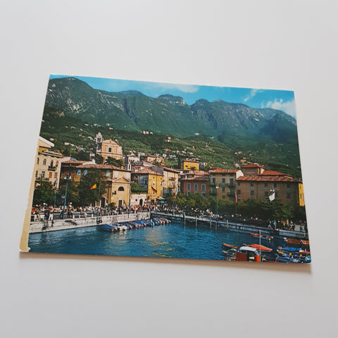 AK Malcesine. Lago di Garda. Il porticciolo.