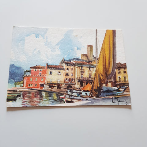 AK Malcesine. Lago di Garda. Porto.