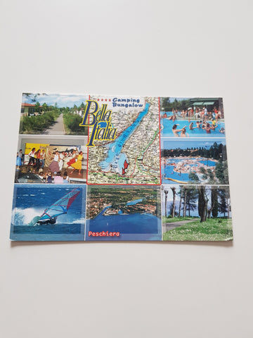 AK Peschiera. Lago di Garda. Camping Bungalow Bella Italia.