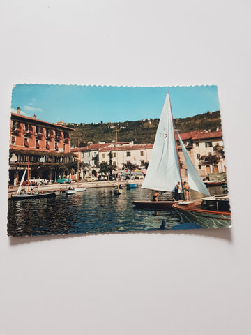 AK Torri del Benaco. Lago di Garda Il Porto.