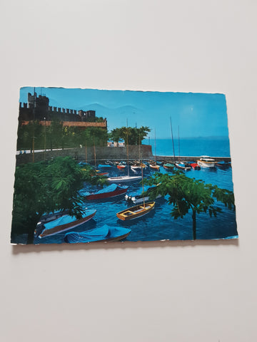 AK Torri del Benaco. Lago di Garda. Porto e Castello.