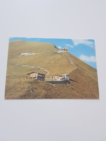 AK Seggiovia di Prada Costabella. Stazione di arrivo e Rif. Cornetto. Rifugio Chierego e Chiesetta.