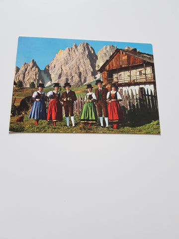 AK Cortina d'Ampezzo. Dolomiti Costumi locali.