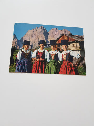 AK Cortina d'Ampezzo. Dolomiti Costumi locali.