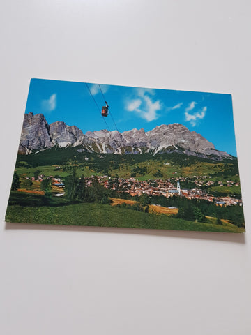 AK Cortina d'Ampezzo. Funivia Pocol e Monte Cristallo.