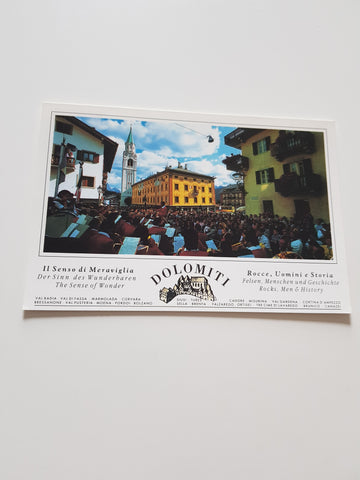 AK Cortina d'Ampezzo. La Festa della Banda.