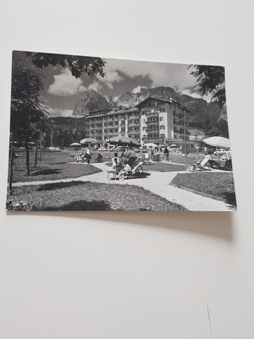 AK Cortina d'Ampezzo. Pocol. Hotel Villa Argentina.