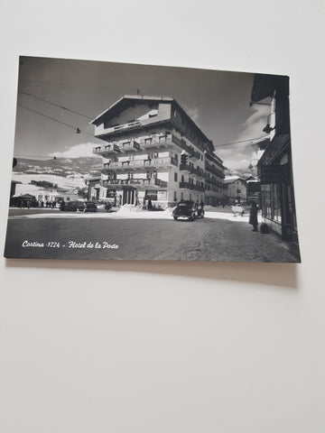 AK Cortina d'Ampezzo. Pocol. Hotel de la Poste.