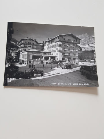 AK Cortina d'Ampezzo. Pocol. Hotel de la Poste.