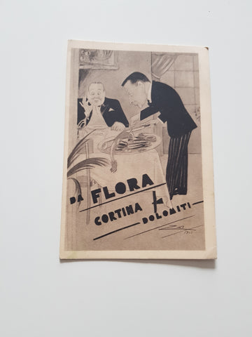 AK Cortina d'Ampezzo. Albergo Ristorante Flora.