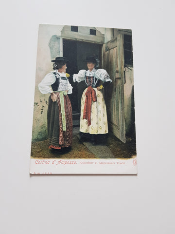 AK Cortina d'Ampezzo. Cadoriner u. Ampezzaner Tracht.