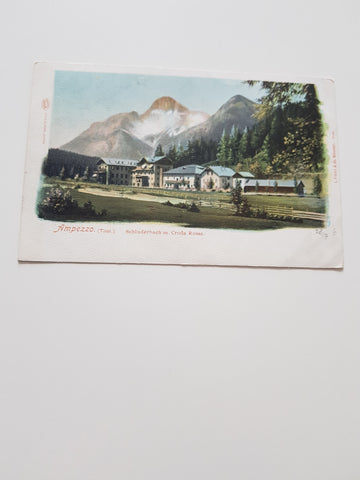 AK Ampezzo (Tirol) Schluderbach m. Croda  Rossa.