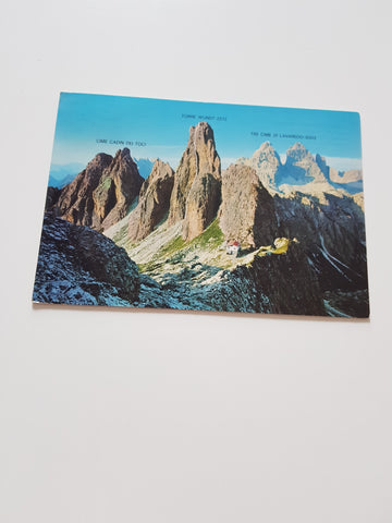 AK Dolomiti Gruppo Cadini di Misurina. Rifugio F.lli Fonda Savio al Passo dei Toci.