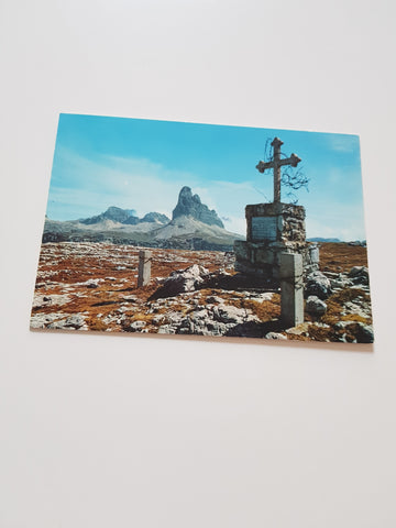 AK Monte Piana. Monumento ai Caduti 55 Regg.to Fanteria.