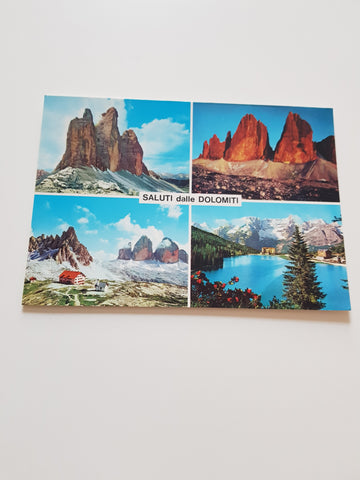 AK Saluti dalle Dolomiti.