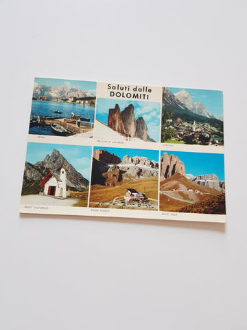 AK Saluti dalle Dolomiti.