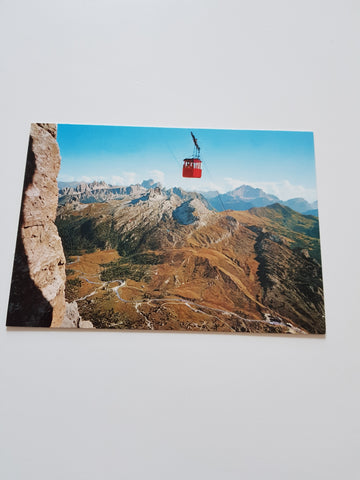 AK Passo Falzarego. Funivia del Lagazuoi.