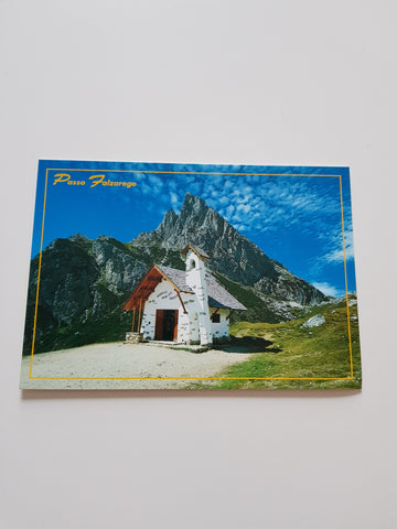 AK Chiesetta al Passo Falzarego.