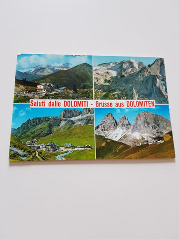 AK Saluti dalle Dolomiti.