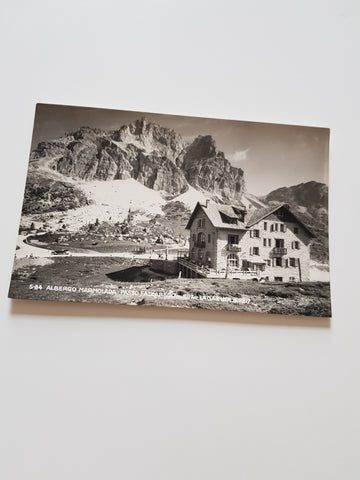 AK Albergo Marmolada. Passo Falzarego.