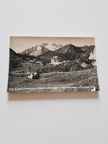 AK Albergo Marmolada. Passo Falzarego.